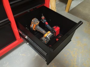 drills in drawer